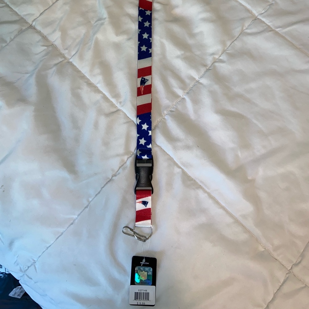 Patriots lanyard